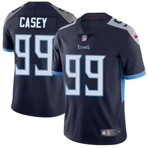 Men Tennessee Titans #99 Jurrell Casey Nike Navy Vapor Limited NFL Jersey->tennessee titans->NFL Jersey